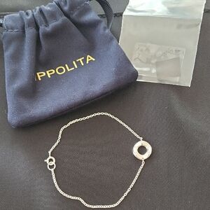 Ippolita Polished Silver Open Circle Bracelet